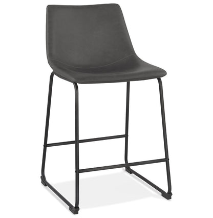 Bar stool GAUCHO MINI - dark gray - imitation leather