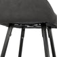 Bar stool RITA - dark gray - imitation leather
