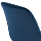 Barhocker BASIL - blau - Stoff