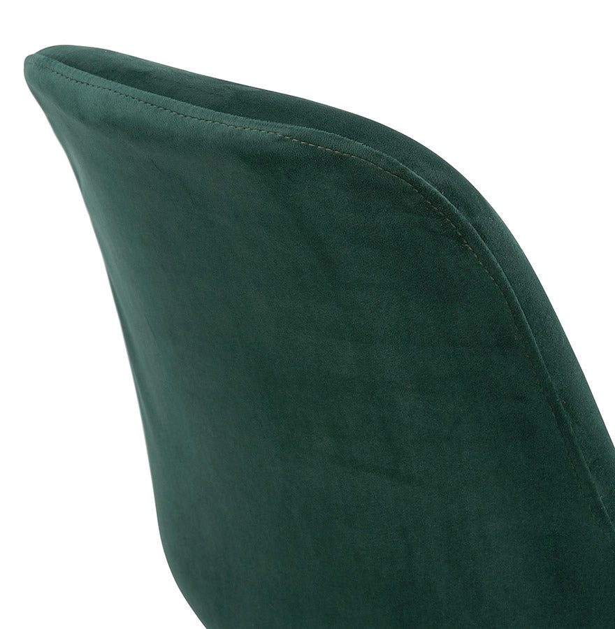 Bar stool BASIL - green - fabric