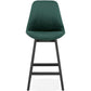 Barhocker BASIL MINI - grün - Stoff