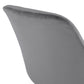 Barhocker BASIL MINI - grau - Stoff