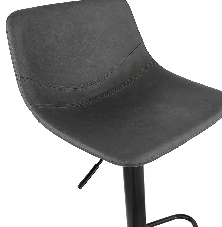 Bar stool OTENBA - dark gray - imitation leather