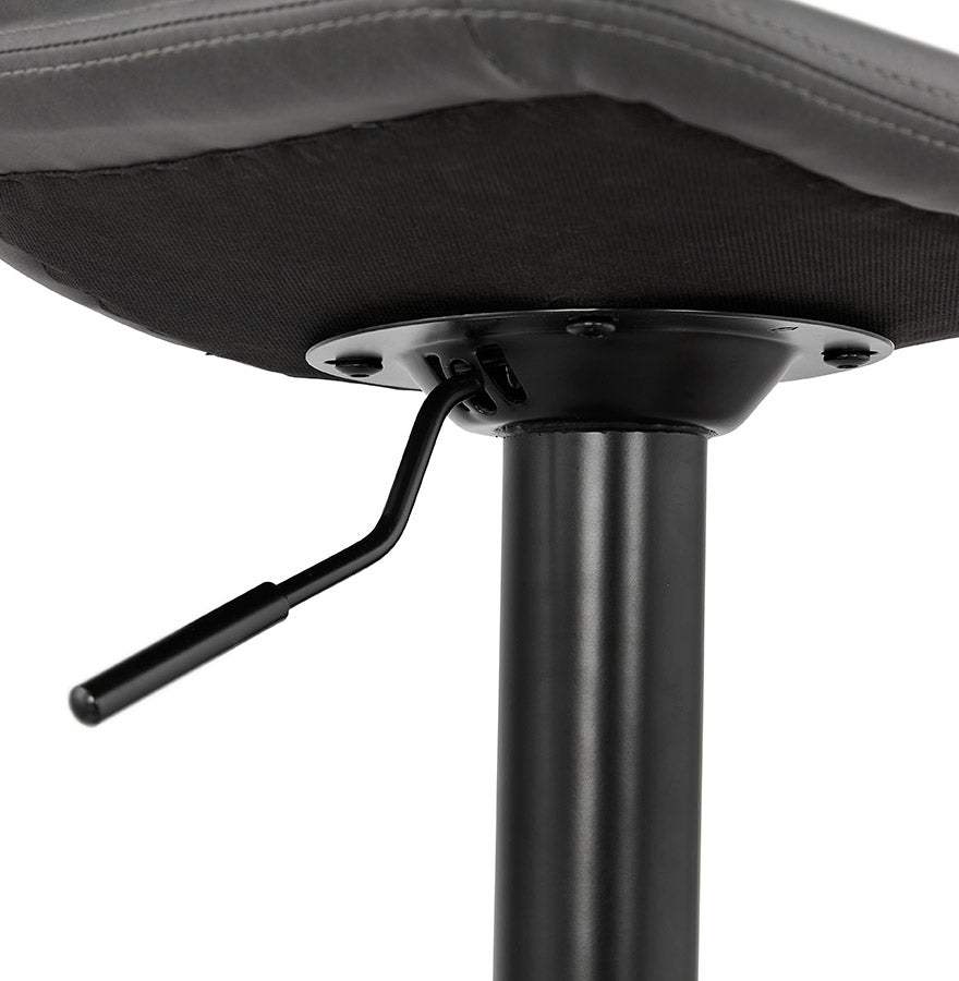 Bar stool OTENBA - dark gray - imitation leather