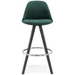 Barkruk FRANKY MINI - groen - stof - hout