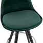 Barkruk FRANKY MINI - groen - stof - hout