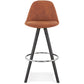 Barhocker AGOUTI MINI - braun - Stoff
