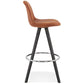 Barhocker AGOUTI MINI - braun - Stoff