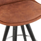 Barhocker AGOUTI MINI - braun - Stoff