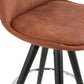 Barhocker AGOUTI MINI - braun - Stoff