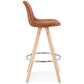 Barhocker AGOUTI MINI - braun - Stoff