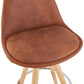 Barhocker AGOUTI MINI - braun - Stoff
