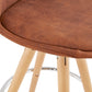 Barhocker AGOUTI MINI - braun - Stoff