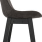 Barhocker SVENKE MINI - dunkelgrau - Stoff