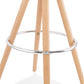 Barkruk CIRKEL MINI - zwart - stof