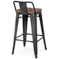 Barkruk GREGER MINI - bruin - hout