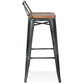 Barkruk GREGER - bruin - hout
