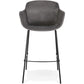 Barhocker FIDEL - grau - Stoff