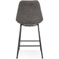 Barhocker CARL MINI - dunkelgrau - Stoff