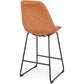 Barhocker CEDRIC MINI – braun – Stoff