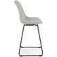 Barhocker BROZA MINI - grau - Stoff