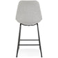 Barhocker BROZA MINI - grau - Stoff