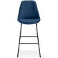 Barkruk YAYA - blauw - stof