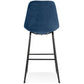 Barkruk YAYA - blauw - stof