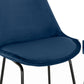 Barkruk YAYA - blauw - stof
