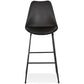 Barhocker PAUL - schwarz - Stoff