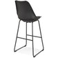 Barhocker PAUL - schwarz - Stoff