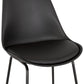 Barhocker PAUL - schwarz - Stoff