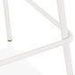 Barhocker ELLEN - weiß - Kunststoff