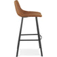 Barhocker OUFTI - braun - Stoff