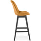 Barhocker BASIL – Senf – Stoff