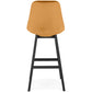 Barhocker BASIL – Senf – Stoff