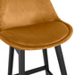 Barhocker BASIL – Senf – Stoff
