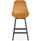 Barhocker BASIL MINI – Senf – Stoff