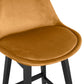 Barhocker BASIL MINI – Senf – Stoff