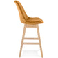 Barhocker BASIL MINI – Senf – Stoff