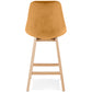 Barhocker BASIL MINI – Senf – Stoff