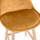 Barhocker BASIL MINI – Senf – Stoff