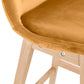 Barhocker BASIL MINI – Senf – Stoff
