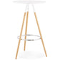 Bar table LARRY - white - wood