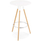 Bar table LARRY - white - wood