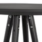 Bar table DEBOO - black - wood