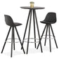 Bar table DEBOO - black - wood