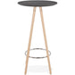 Bar table DEBOO - black - wood