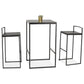 Bar table MILLIE - black - wood