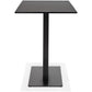 Bar table VAXA - black - wood